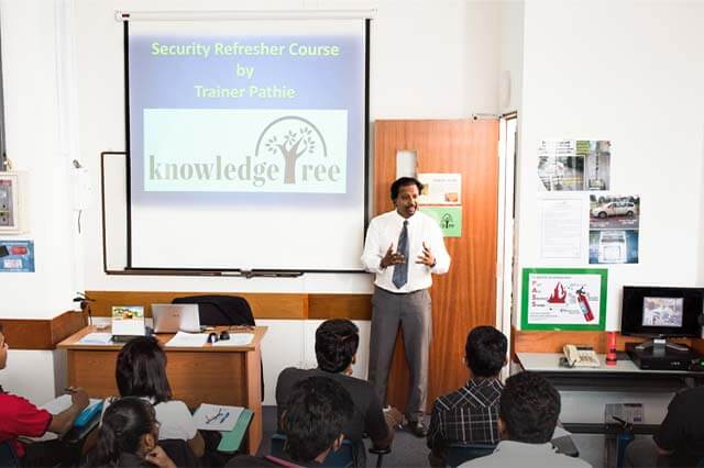 trainer teaching handle counter terrorism activities course